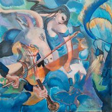 Notes-BruceNellsmith-Serenade-for-Chagall -2015-acrylic-on-canvas-24 -X-24 