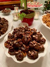 celebrate chocolate caramel pretzel